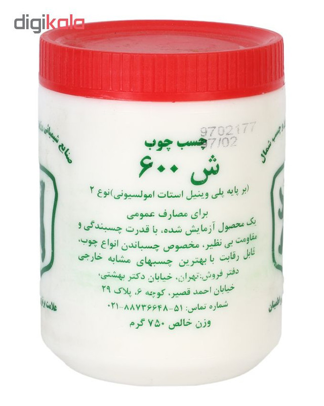 چسب چوب شمال مدل 600- 750 گرمی